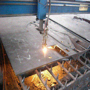 Machine Part Made by Plasma Cutting Steel Plate